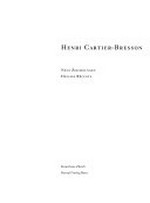 Henri Cartier-Bresson: neue Zeichnungen : [diese Publikation erscheint anlässlich der Ausstellung "Henri Cartier-Bresson - der Photograph als Zeichner" im Kunsthaus Zürich, 6. September - 29. November 1998] / [Ausstellung und Katalog: Guido Magnaguagno]