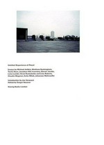 Untitled (experience of place) / essays by Michael Ashkin ...[et al.] ; introduction by Jan Verwoert ; edited by Gregor Neuerer