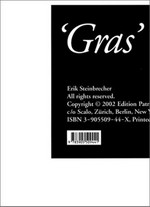 'Gras' : photographs 1993 - 2002 / Erik Steinbrecher