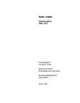 Hans Laabs : Photographien 1960-1972 / Hans Laabs ; hrsg. von Janos Frecot ; Berlinische Galerie, Photographische Sammlung ; Museumspädagogischer Dienst Berlin